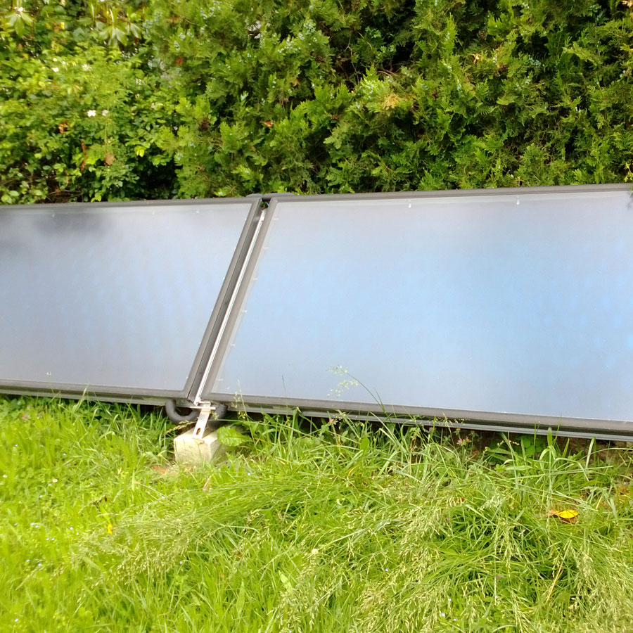 installation pose panneaux solaires H2O THERMIE